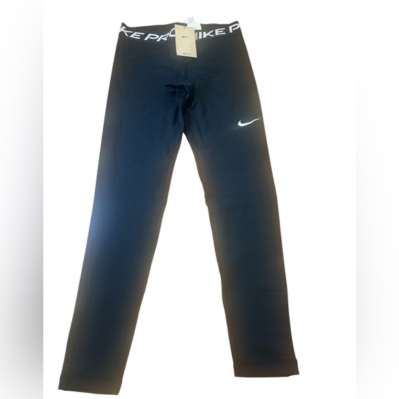 Nike Pro Black Leggjngs Women Medium NWT - Picture 1 of 5